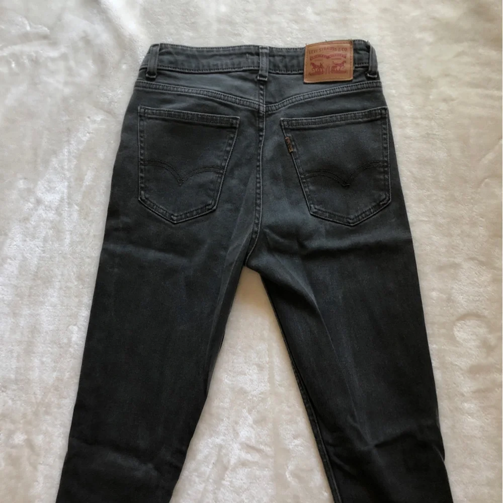 Levi's Vintage 721 High Rise Grey Skinny Jean Orange Tab Size 25 - Picture 10 of 11